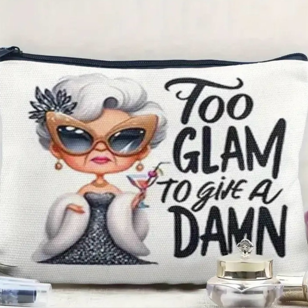 Chic White and Black Women's Clutch